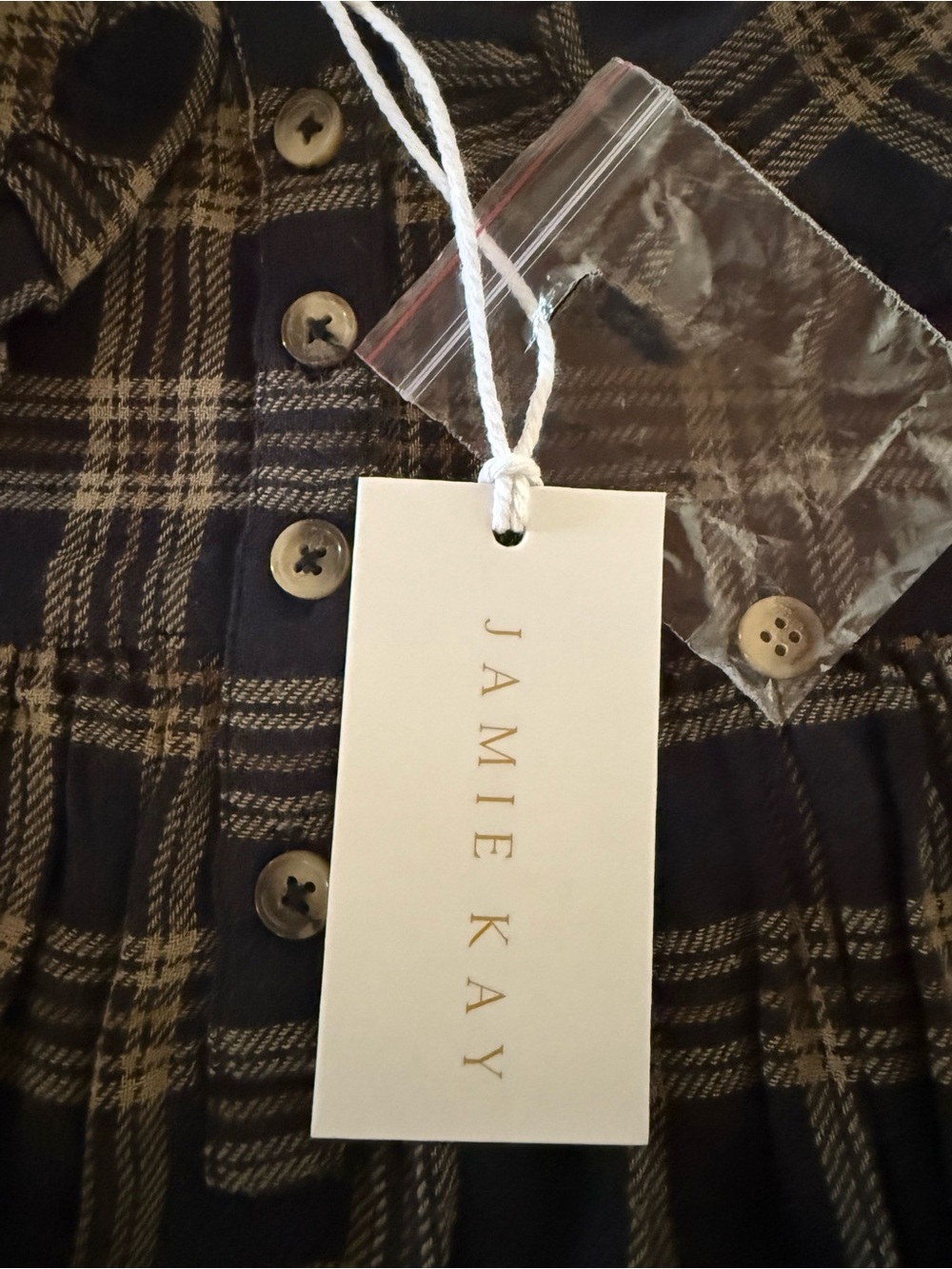 Jamie Kay Ira Dress Woodland Check. Size 5 NWT - Picture 4 of 4